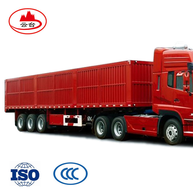 Factory supplier 50T hydraulic rear dump semi tailer with reinforced chassis