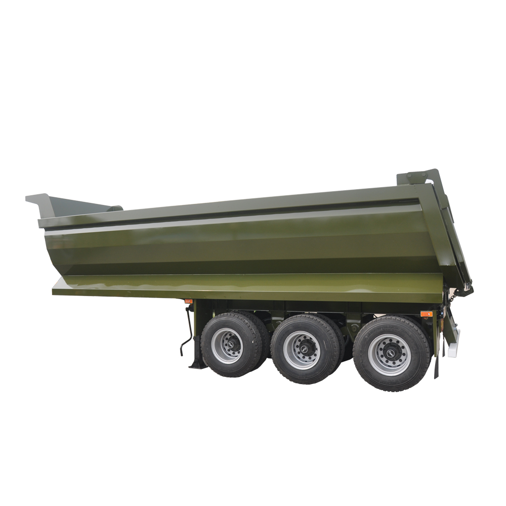 3 Axles Rear tripper truck semi trailer dump tailer for hot sale in Vietnam