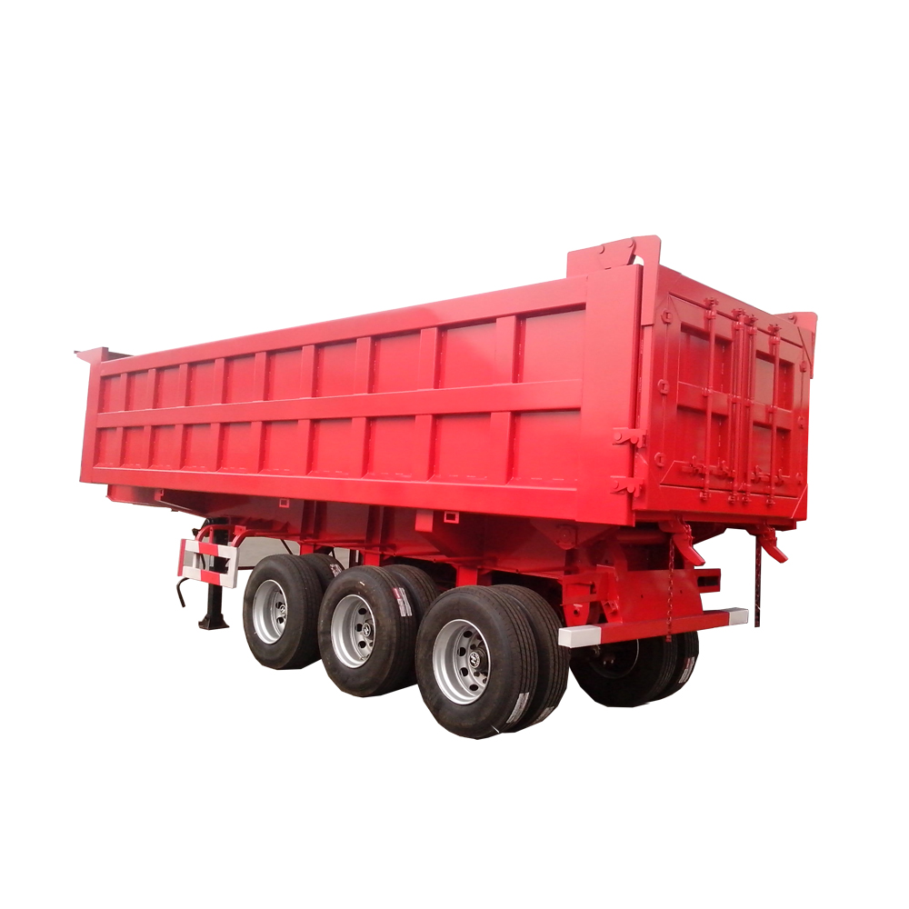 3 Axles Rear tripper truck semi trailer dump tailer for hot sale in Vietnam
